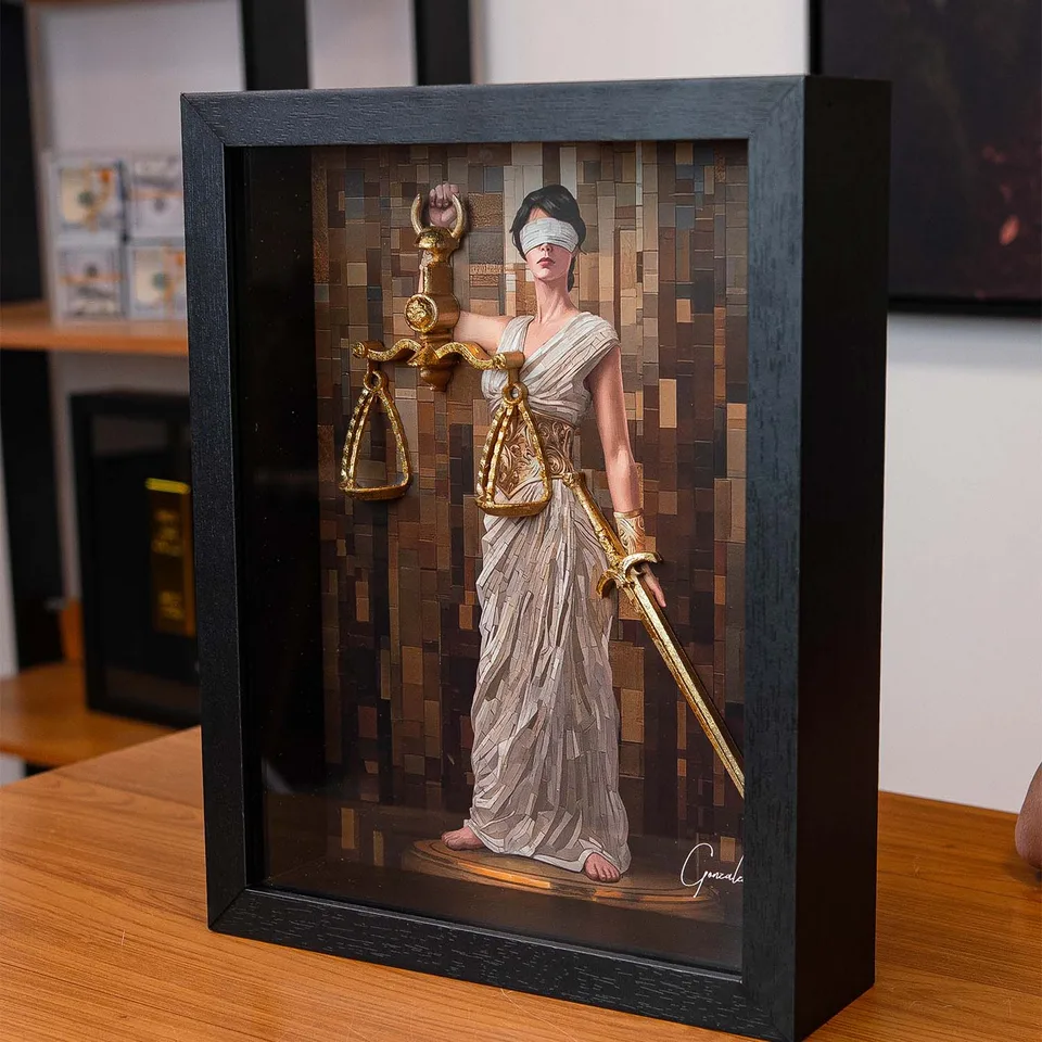 Quadro Themis, Dama da Justiça, de Gonzalez — foto 2