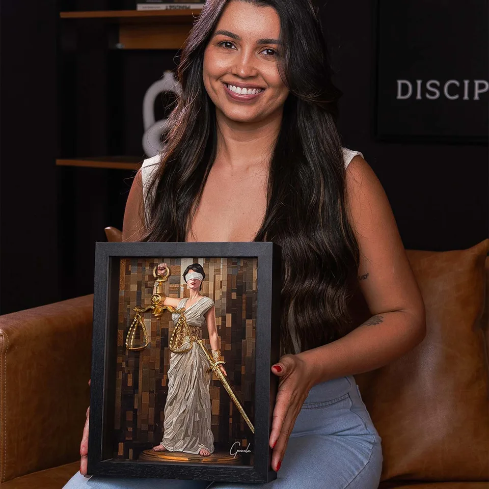 Quadro Themis, Dama da Justiça, de Gonzalez — foto 3
