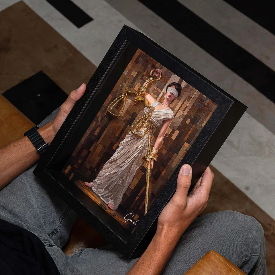 Quadro Themis, Dama da Justiça, de Gonzalez — foto 6