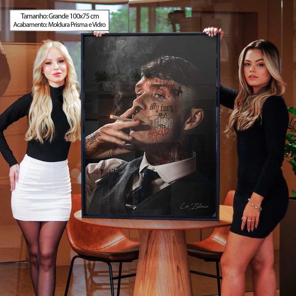 Quadro Tommy Shelby para quarto, de Le Blanc — foto 2