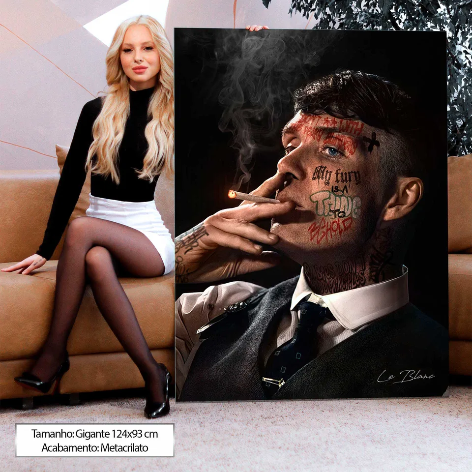 Quadro Tommy Shelby para quarto, de Le Blanc — foto 4