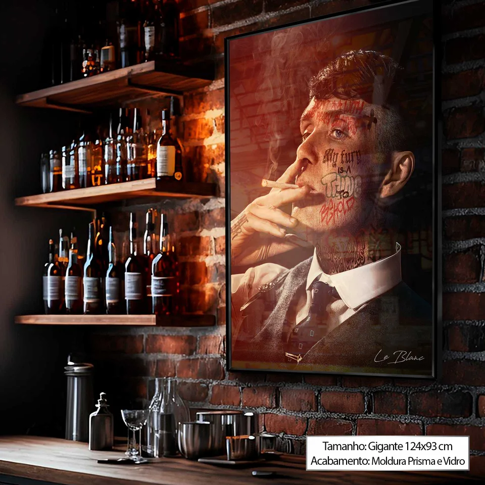 Quadro Tommy Shelby para quarto, de Le Blanc — foto 5