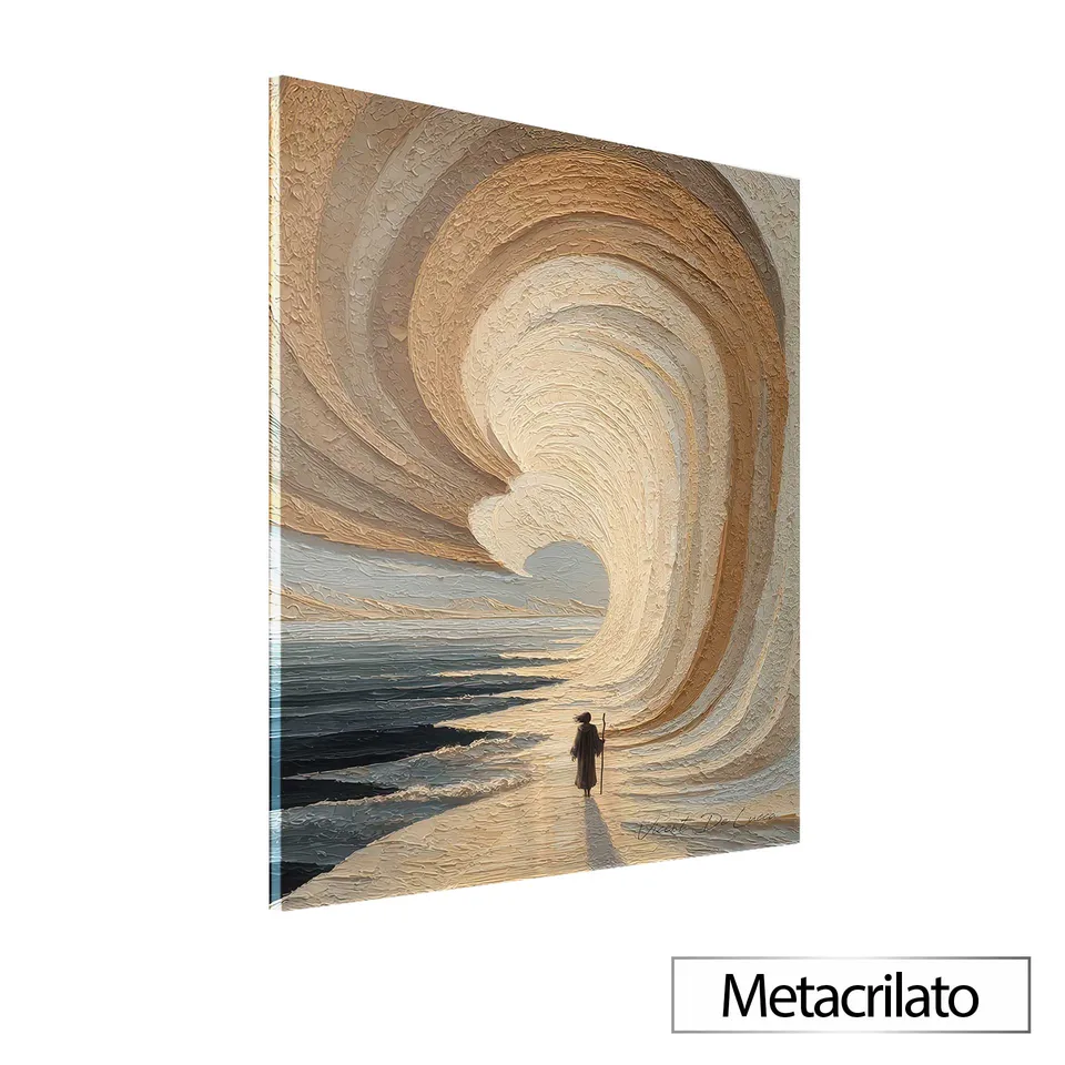 Quadro Travessia Sagrada com acabamento em metacrilato