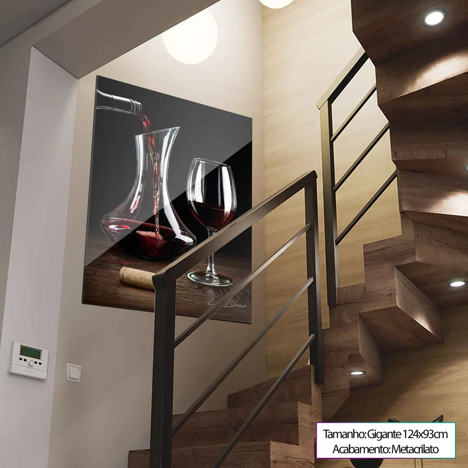 Quadro Um Bom Vinho para sala, de Le Blanc — foto 17