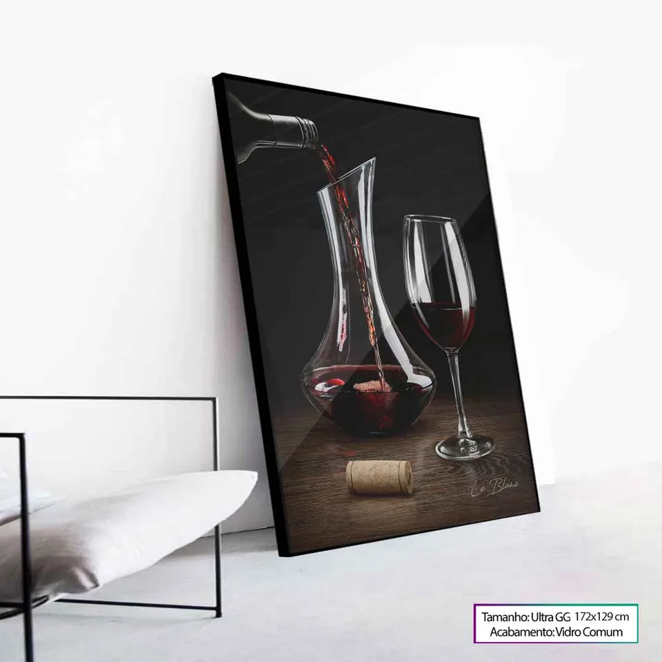Quadro Um Bom Vinho para sala, de Le Blanc — foto 18