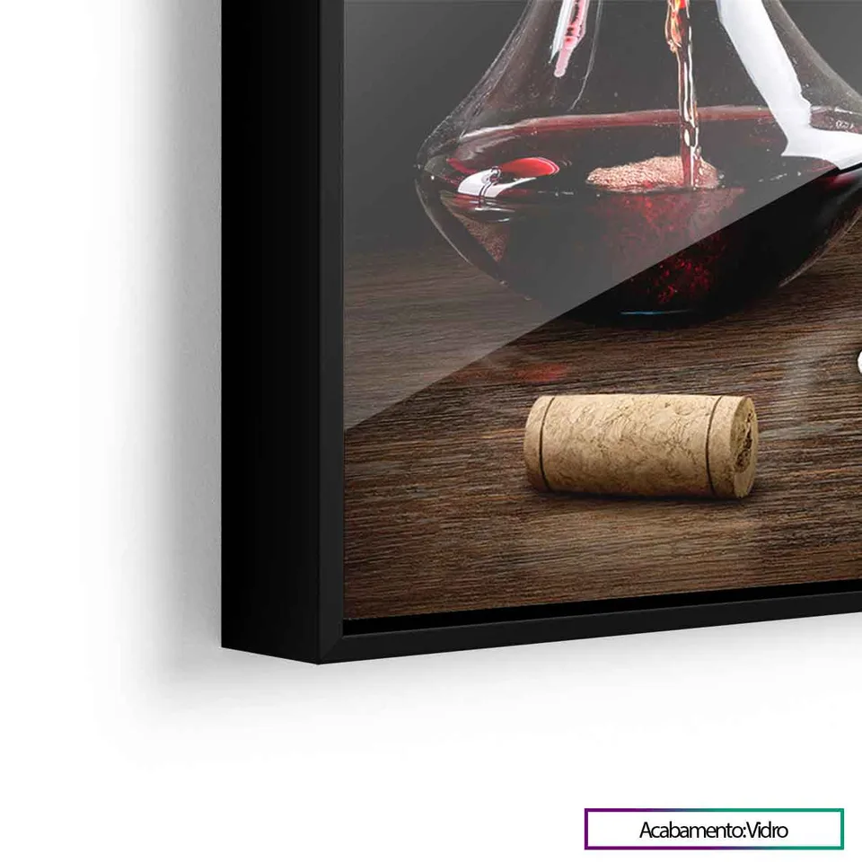 Quadro Um Bom Vinho para sala, de Le Blanc — foto 6