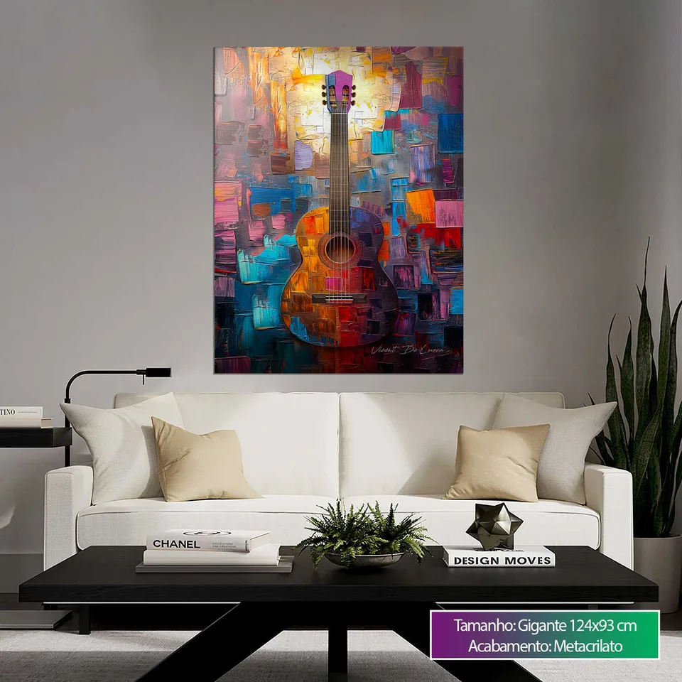 8914 Quadro Violão Harmonia das Cores (4)
