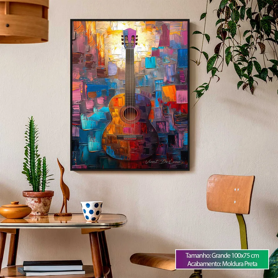 8914 Quadro Violão Harmonia das Cores (7)
