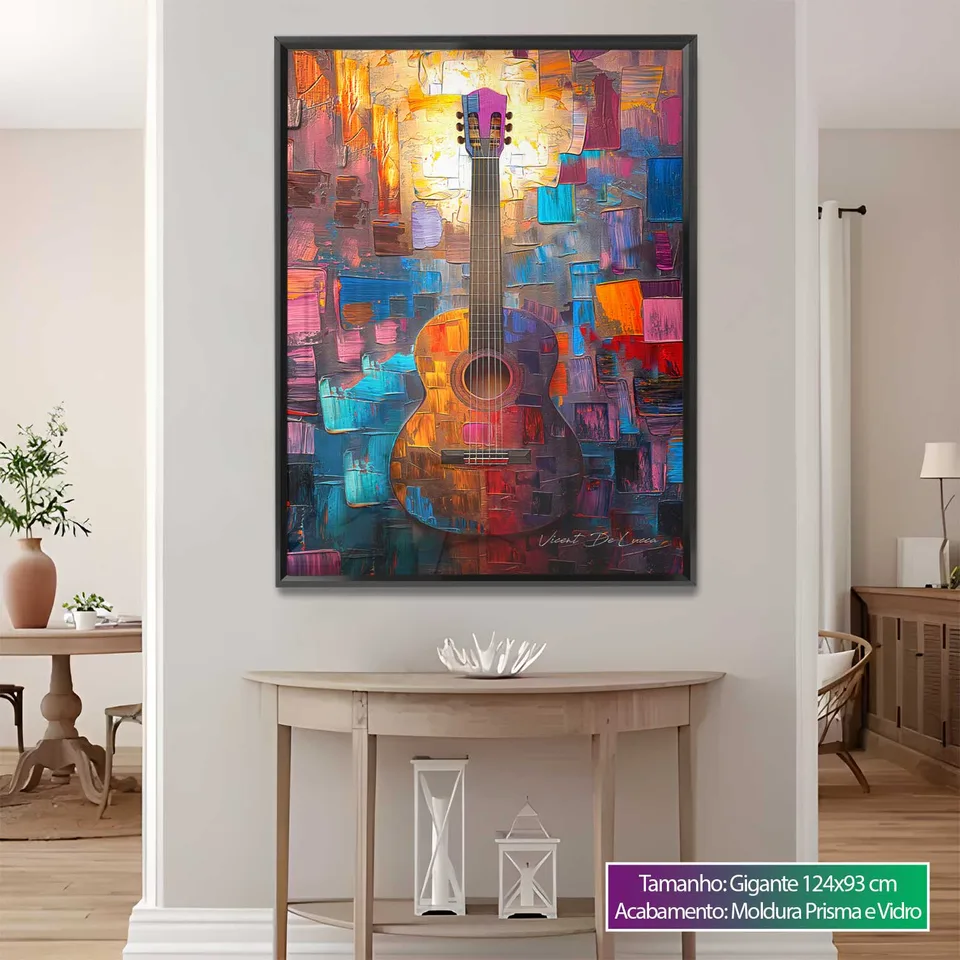 8914 Quadro Violão Harmonia das Cores (6)