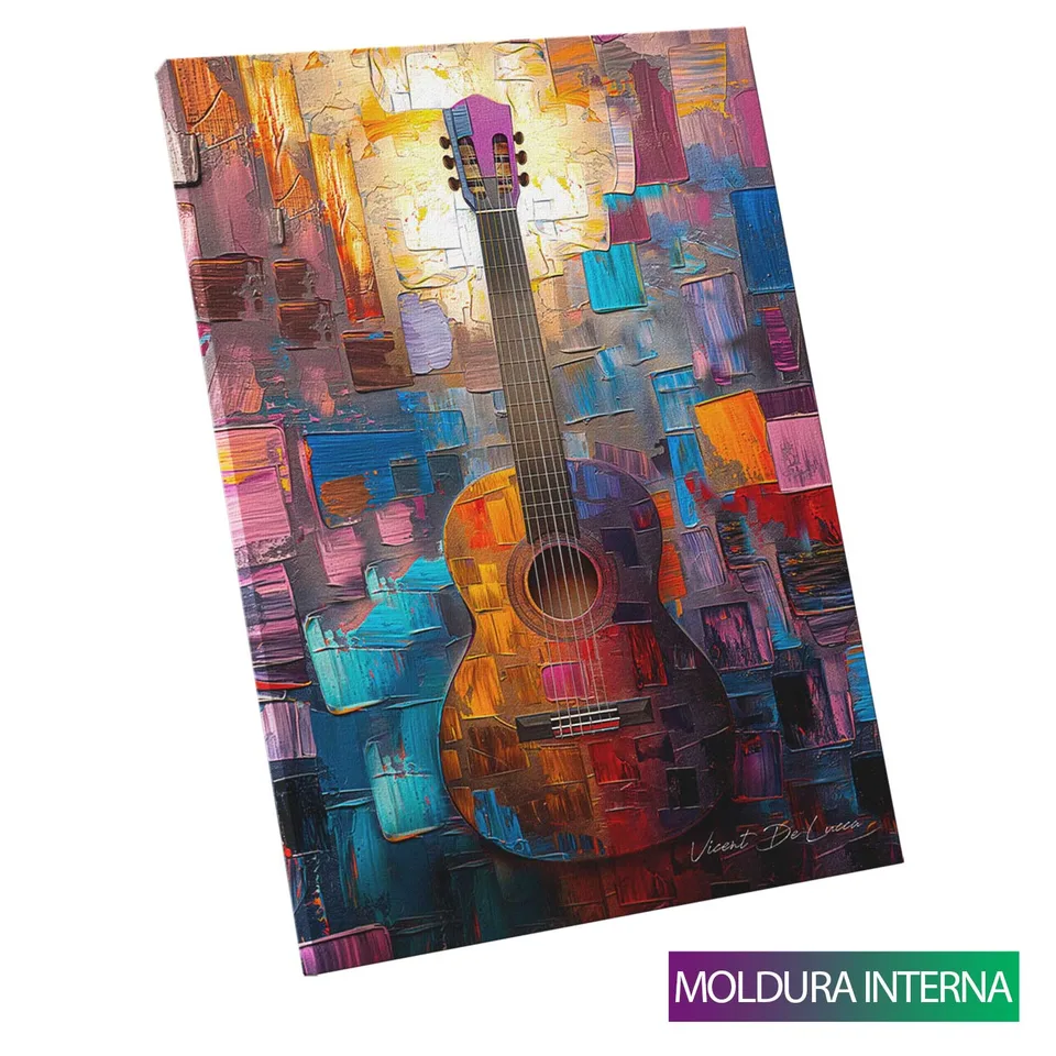 8914 Quadro Violão Harmonia das Cores (10)