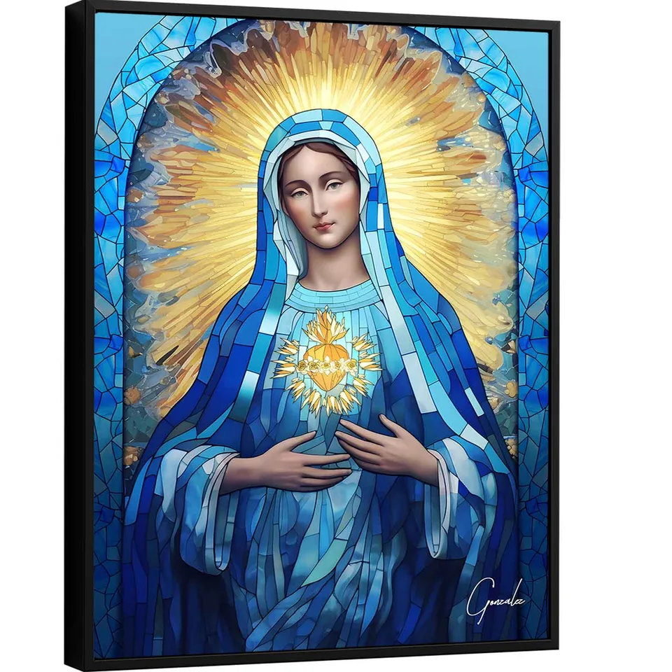 Quadro Virgem Maria Vitrart