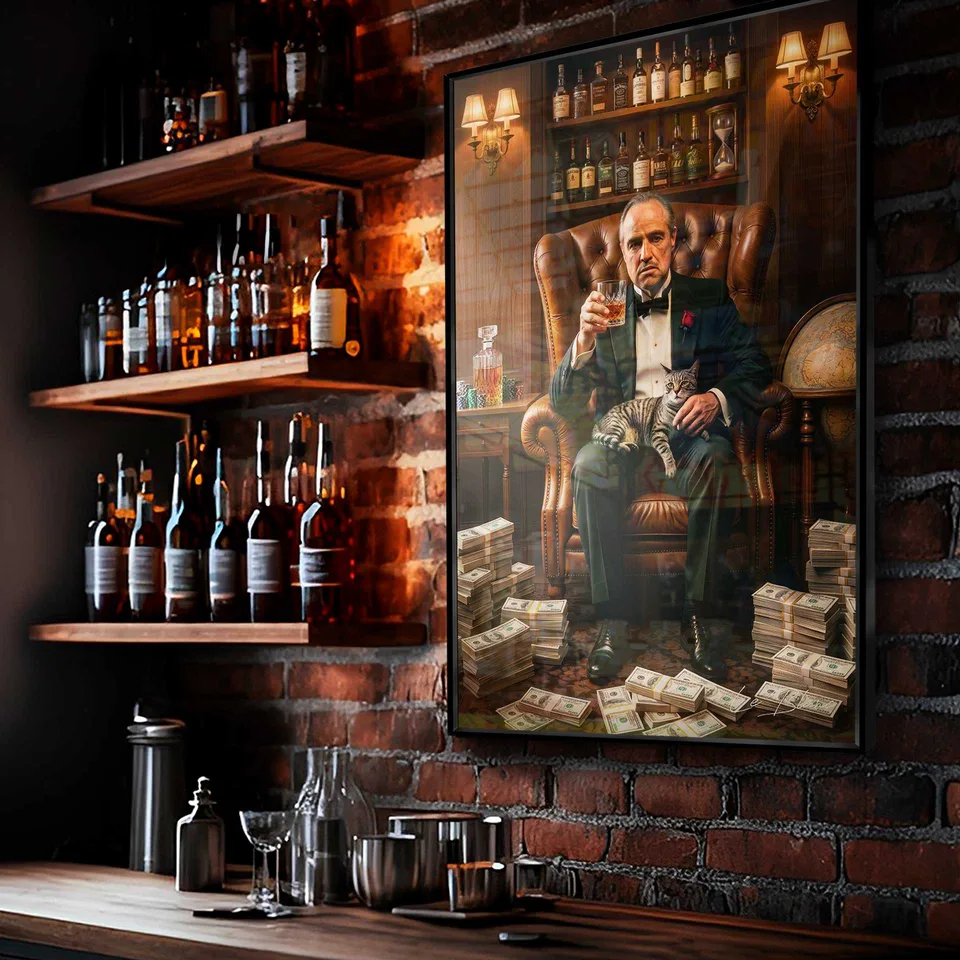 Quadro Whisky do Poderoso Chefão — foto 2