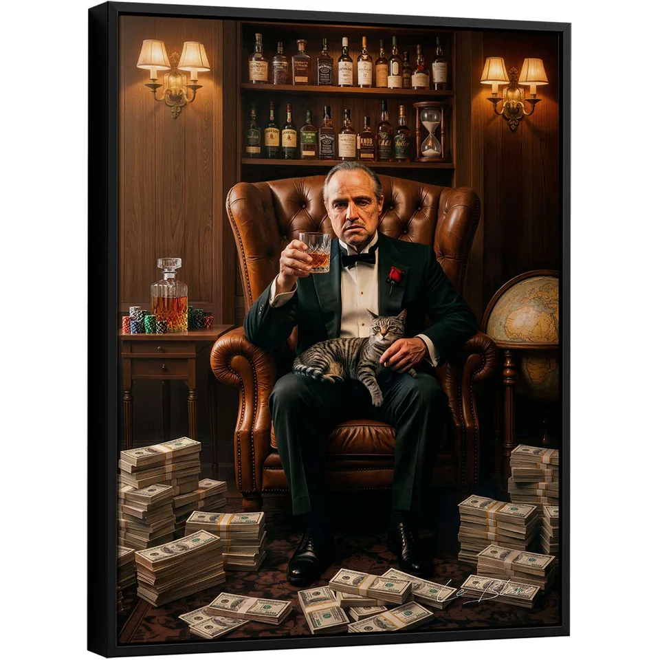 Quadro Whisky do Poderoso Chefão — foto 1