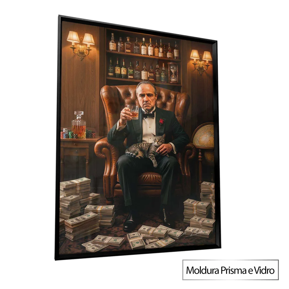 Quadro Whisky do Poderoso Chefão — foto 5