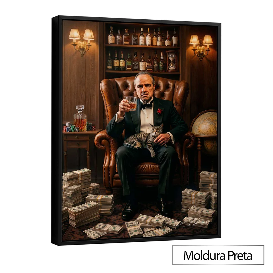 Quadro Whisky do Poderoso Chefão — foto 6