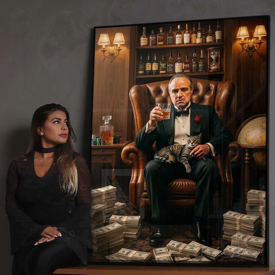 Quadro Whisky do Poderoso Chefão — foto 4