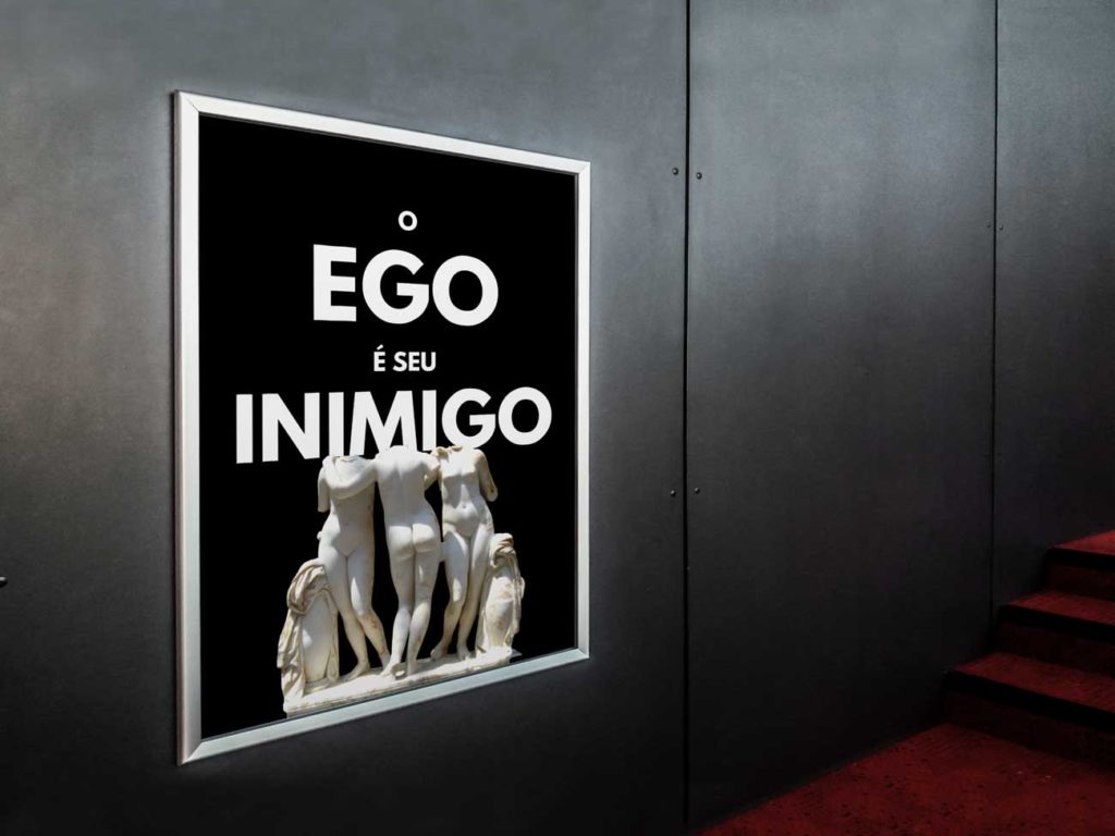 Quadros decorativos para escritório - O Ego é Seu Inimigo