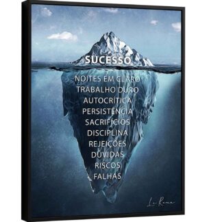 Quadro decorativo Iceberg do Sucesso