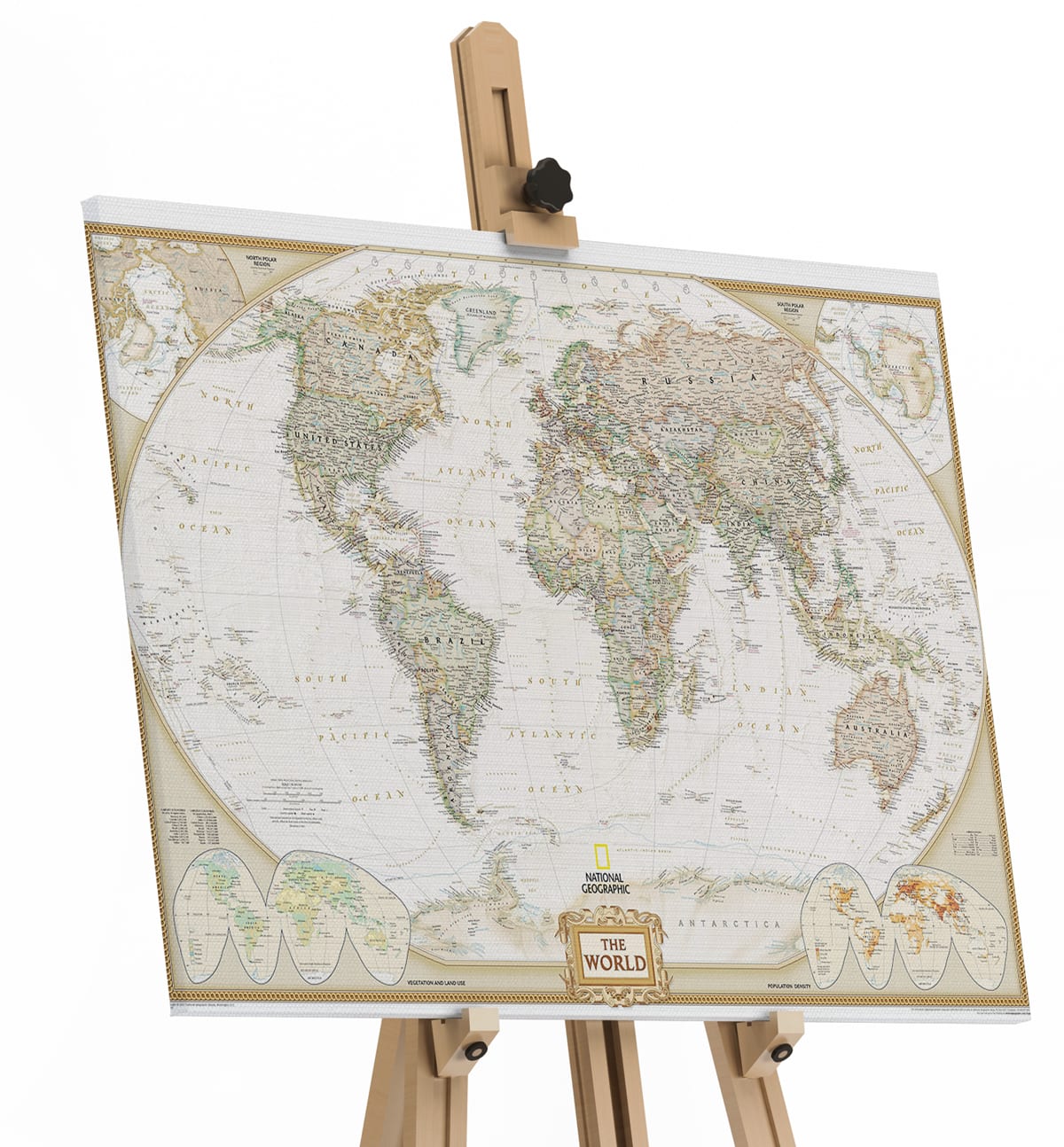 Quadro Map of the World