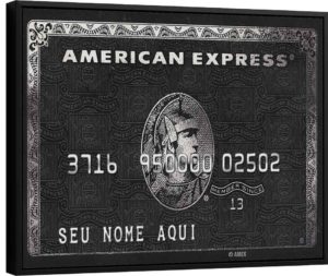 Quadro Personalizado Cartão American Express