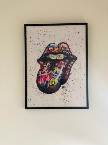 Quadro Rolling Stones Grafite Craig photo review