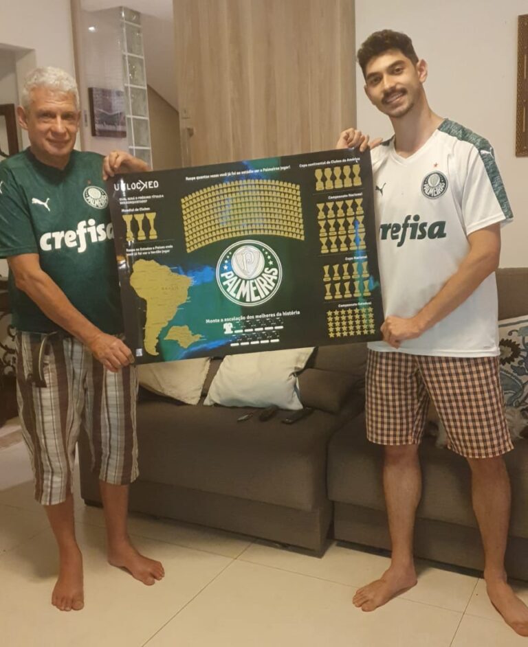 Mapa Oficial do Palmeiras de Raspar Unlocked Médio 82x60CM photo review