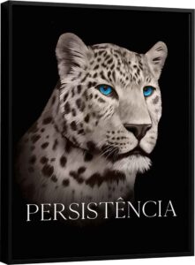 Quadro Leopardo com Persistência