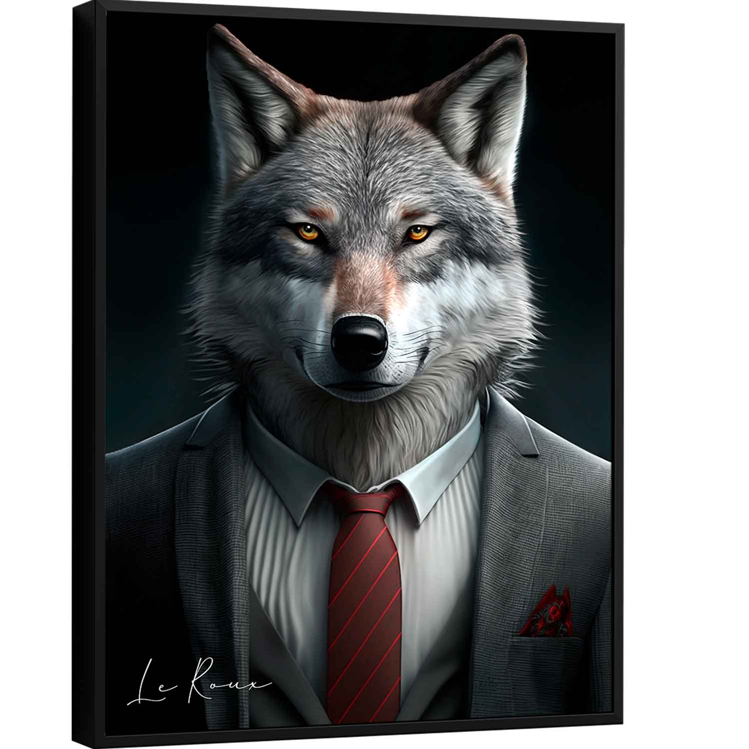 Quadro Business Wolf