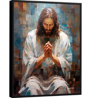 Quadro Jesus Grid Art