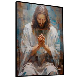 Quadro Jesus Grid Art