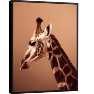 Quadro Retrato da Girafa