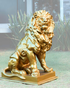 Escultura de Leão Imperial