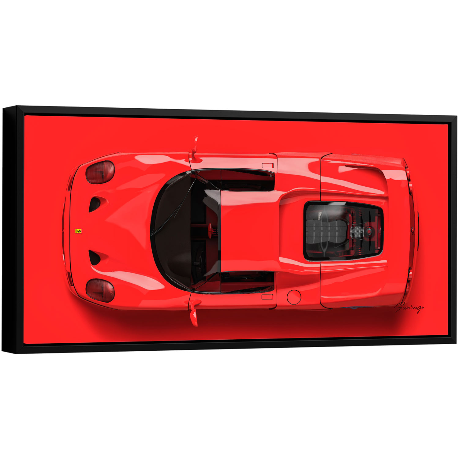 Quadro Ferrari - Coleção Carros de Sucesso
