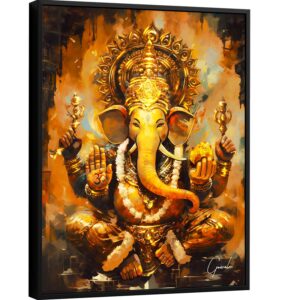 Quadro Ganesha Strati D'Arte