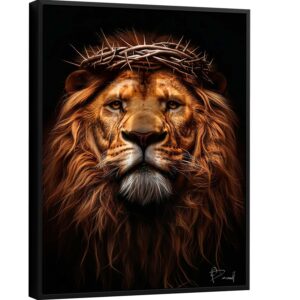 Quadro O Renascido Leão de Judá