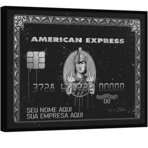 Quadro Personalizado AMEX BLACK