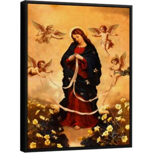 Quadro Nossa Senhora Desatadora dos Nós Strati D'Arte