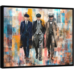 Quadro Os Peaky Blinders Grid Art
