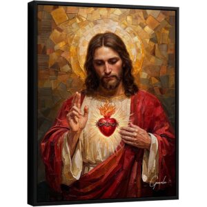 Quadro O Eterno Sagrado Coração