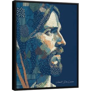 Quadro Cristo em Pontilhart